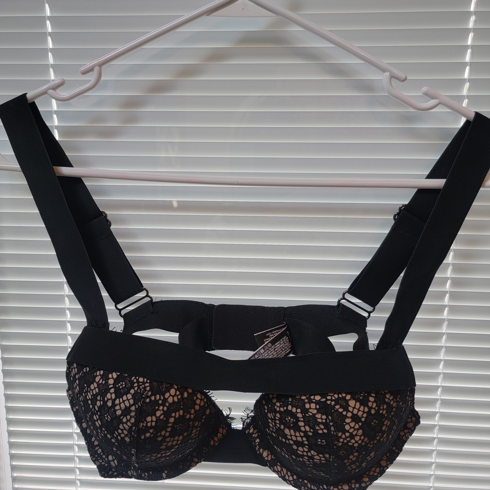 Elan Black Lace Bra